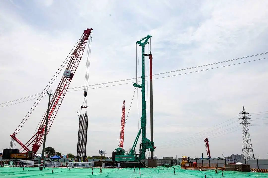 上海金泰大型旋挖機提前60天交出“新答卷” ，多快好省創新的施工紀錄
